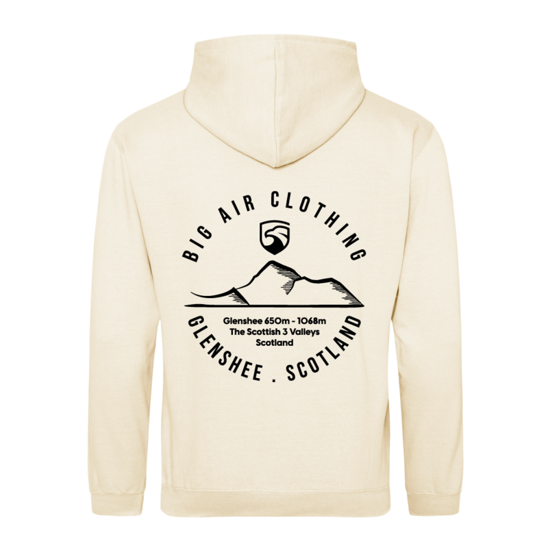 Glenshee Ski Resort Hoodie - Milkshake