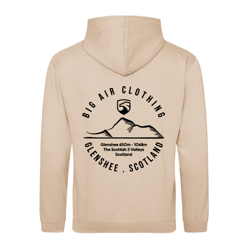 Glenshee Ski Resort Hoodie - Nude