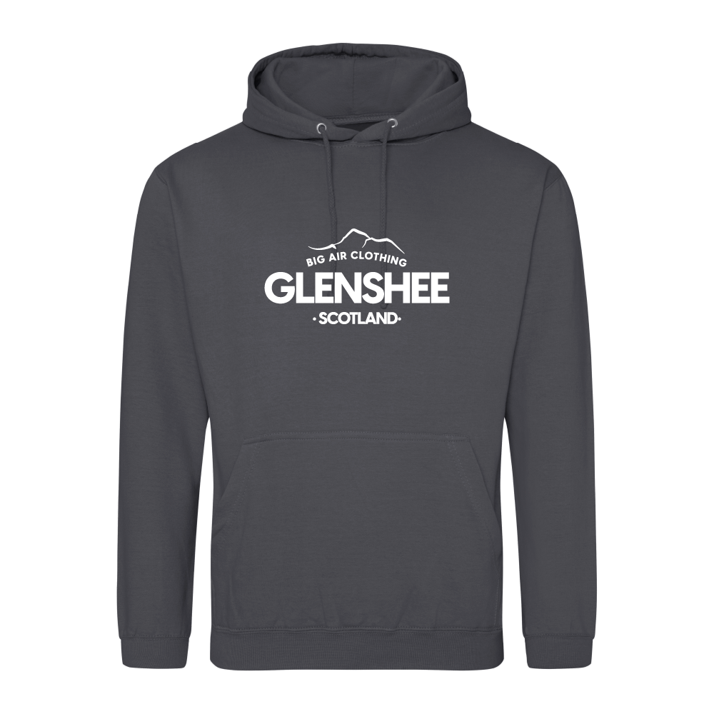 Glenshee Ski Resort Hoodie - Shark Grey