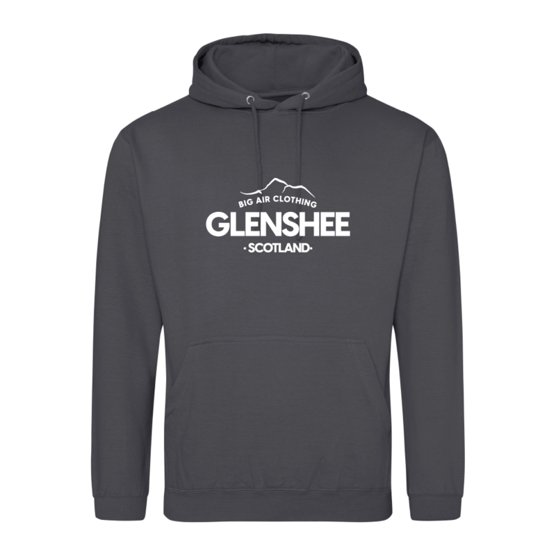 Glenshee Ski Resort Hoodie - Shark Grey
