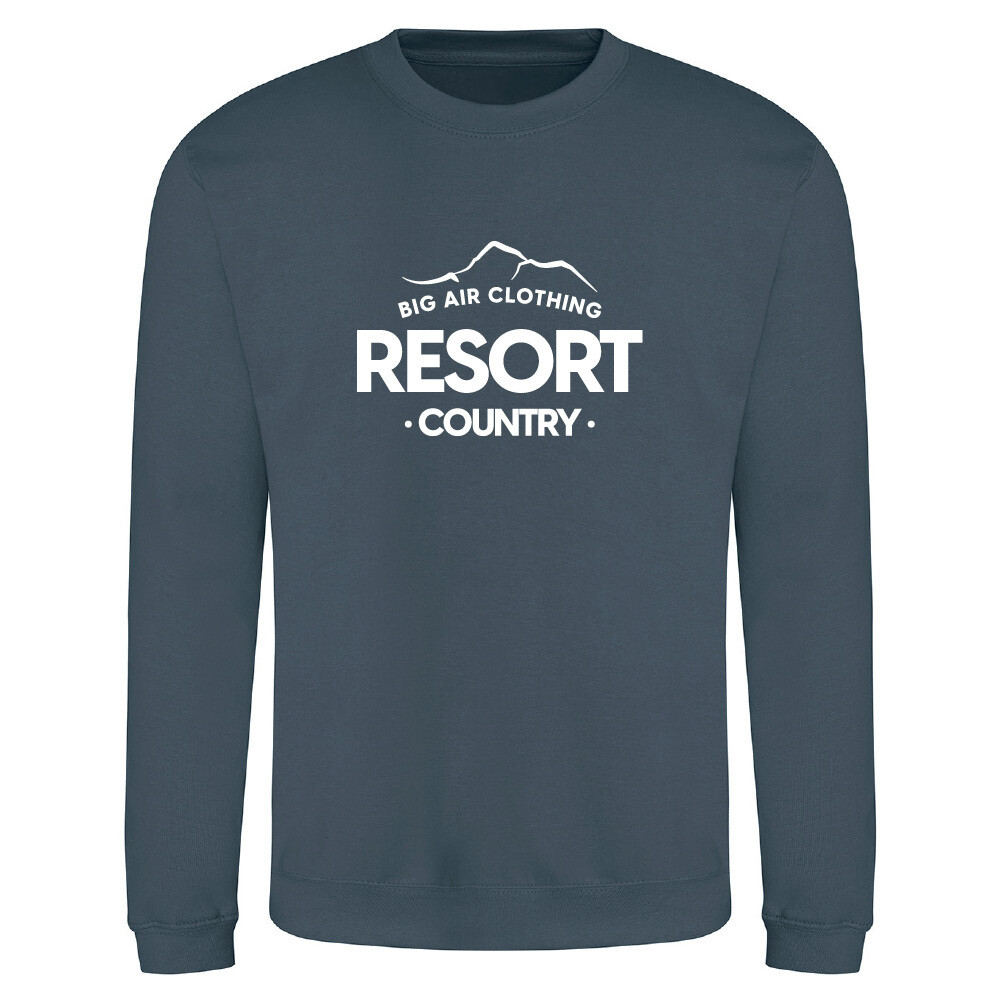 The Ski Resort Sweatshirt - Air Force Blue