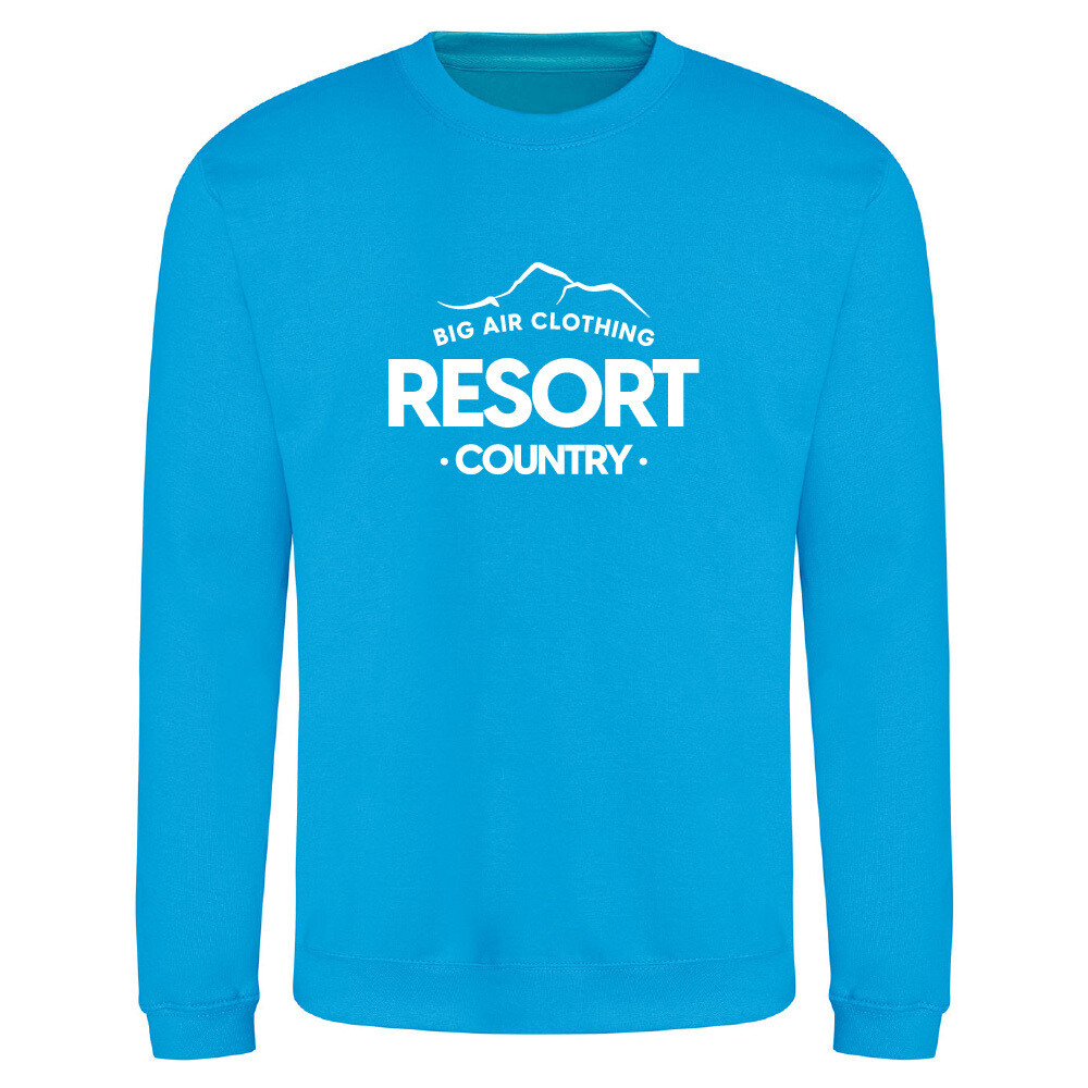 The Ski Resort Sweatshirt - Hawaiian Blue