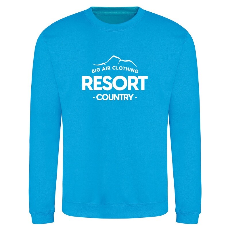 The Ski Resort Sweatshirt - Hawaiian Blue