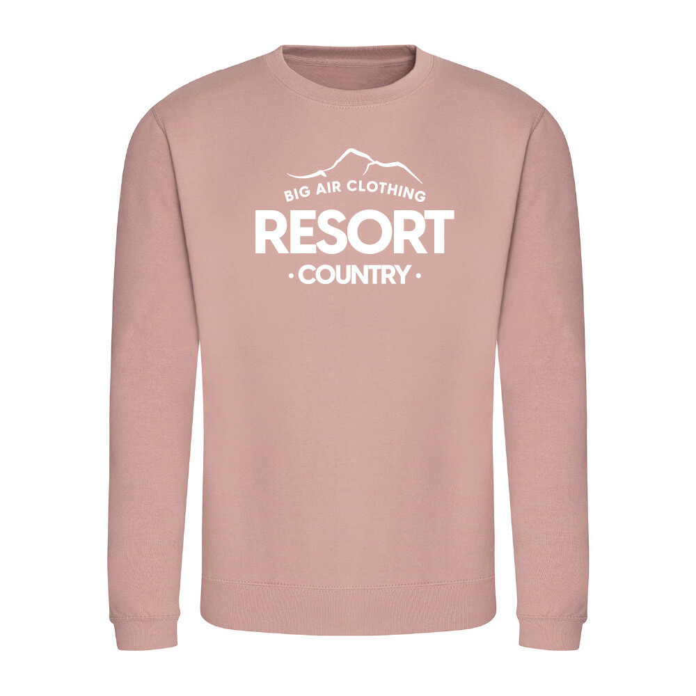 The Ski Resort Sweatshirt - Dusty Pink