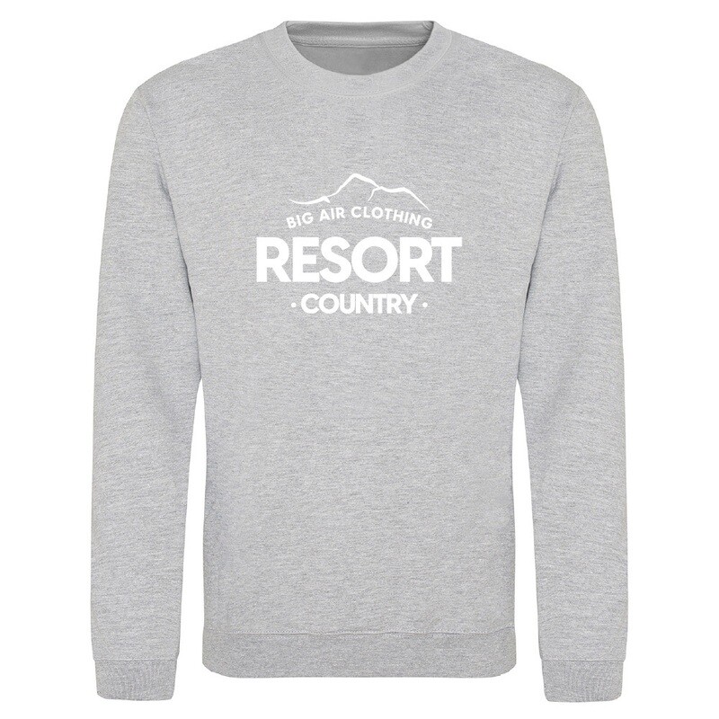The Ski Resort Sweatshirt - Heather Grey