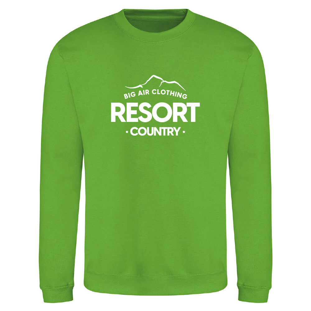 The Ski Resort Sweatshirt - Lime Green The Ski Resort Sweatshirt - Lime Green