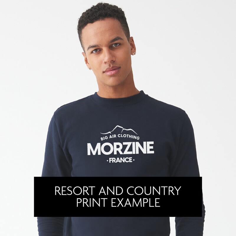 The Ski Resort Sweatshirt - Chocolate Fudge Brownie
