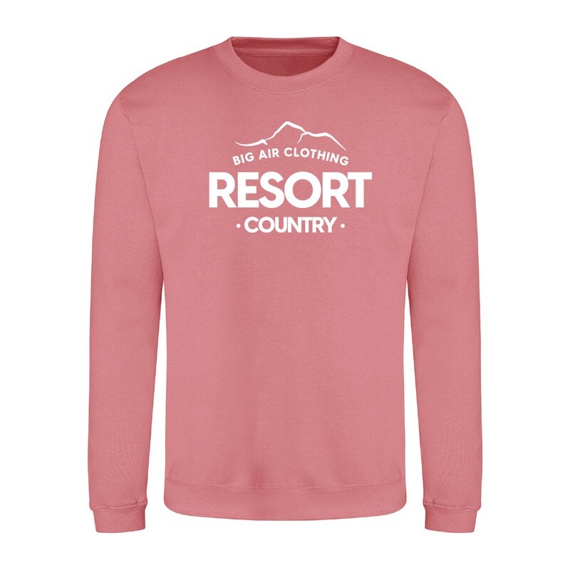 The Ski Resort Sweatshirt - Dusty Rose