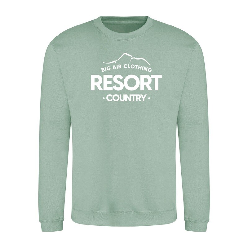 The Ski Resort Sweatshirt - Dusty Green