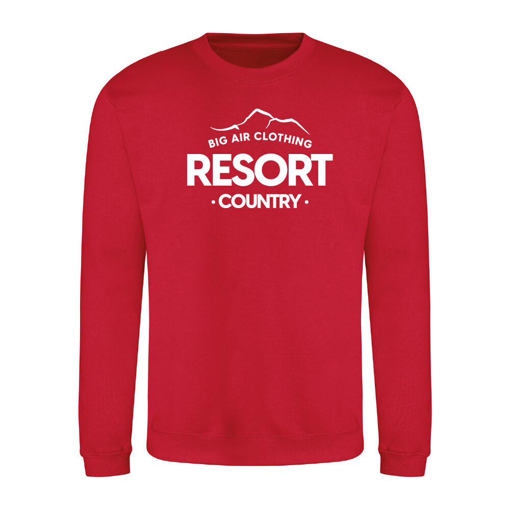 The Ski Resort Sweatshirt - Fire Red The Ski Resort Sweatshirt - Fire Red