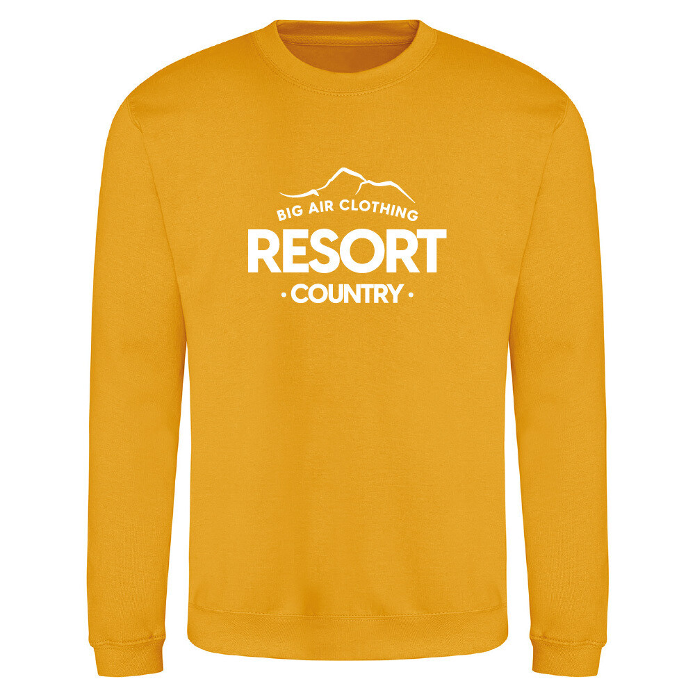 The Ski Resort Sweatshirt - Mustard