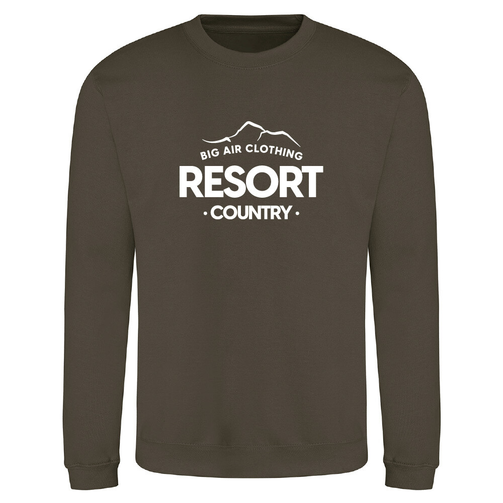 The Ski Resort Sweatshirt - Olive Green The Ski Resort Sweatshirt - Olive Green