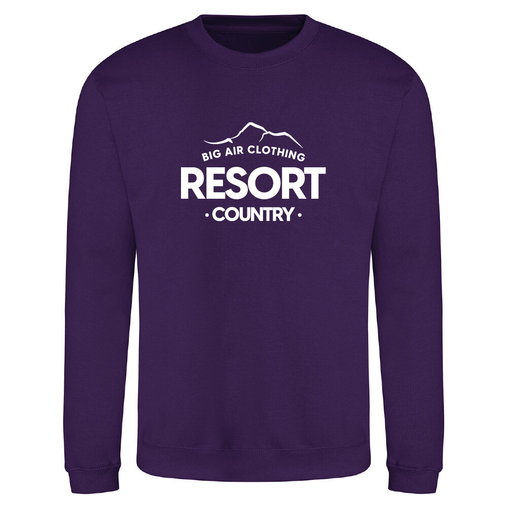 The Ski Resort Sweatshirt - Purple The Ski Resort Sweatshirt - Purple