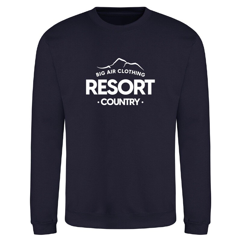 The Ski Resort Sweatshirt - New French Navy