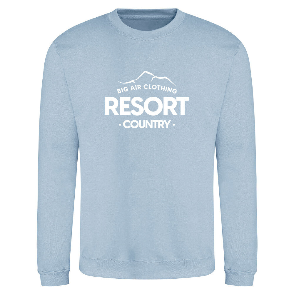 The Ski Resort Sweatshirt - Sky Blue