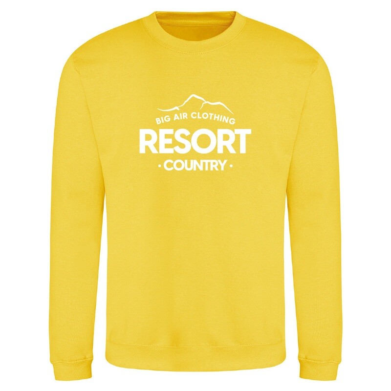 The Ski Resort Sweatshirt - Sun Yellow