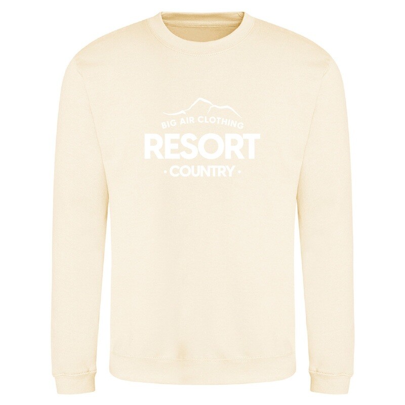 The Ski Resort Sweatshirt - Vanilla Milk Shake