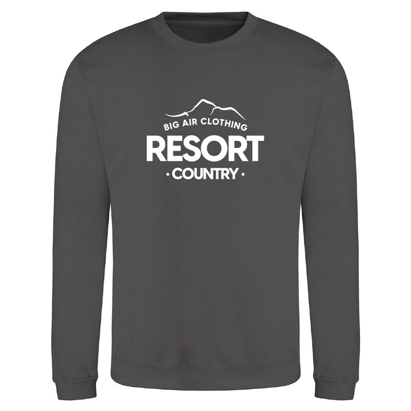 The Ski Resort Sweatshirt - Steel Grey