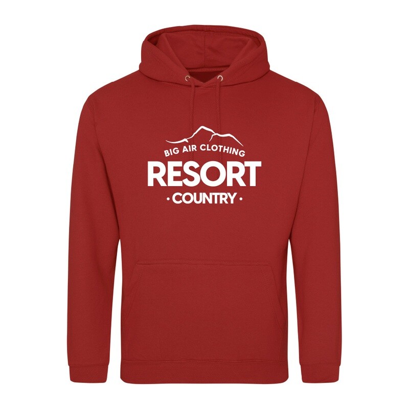 The Ski Trip Resort Hoodie - Brick Red