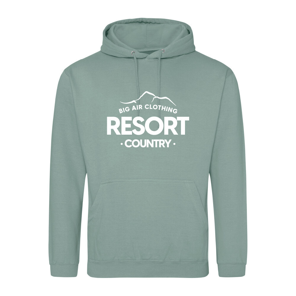 The Ski Trip Resort Hoodie - Dusty Green