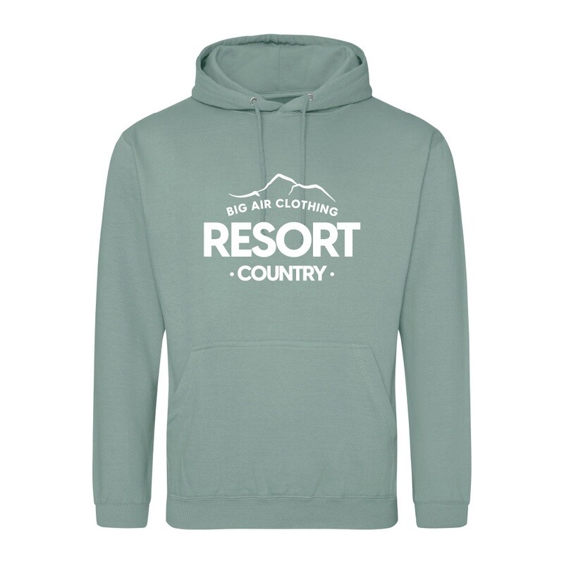 The Ski Trip Resort Hoodie - Dusty Green