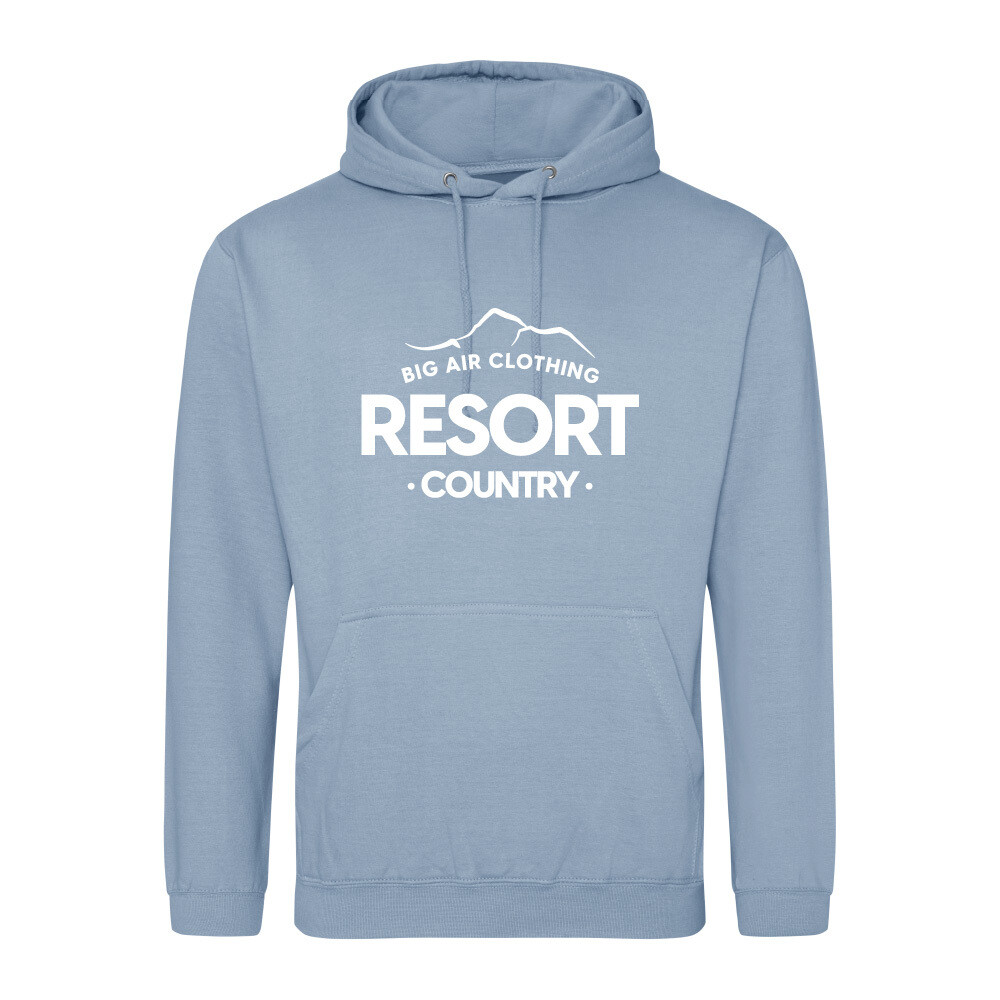 The Ski Trip Resort Hoodie - Dusty Blue