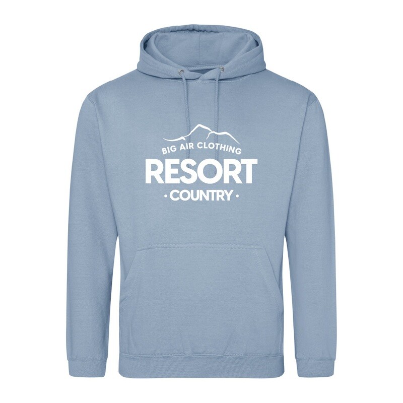 The Ski Trip Resort Hoodie - Dusty Blue