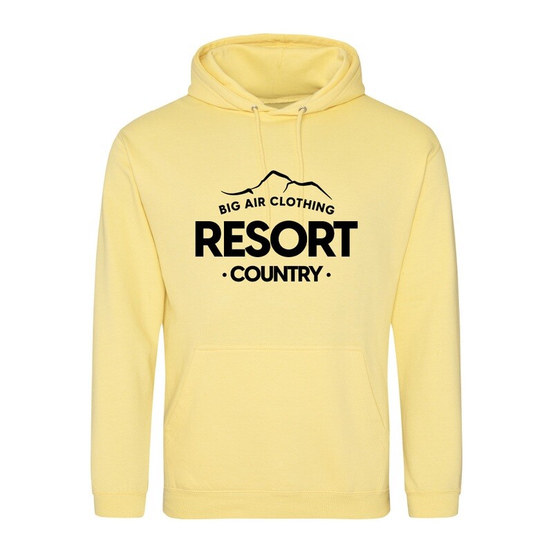 The Ski Trip Resort Hoodie - Lemon