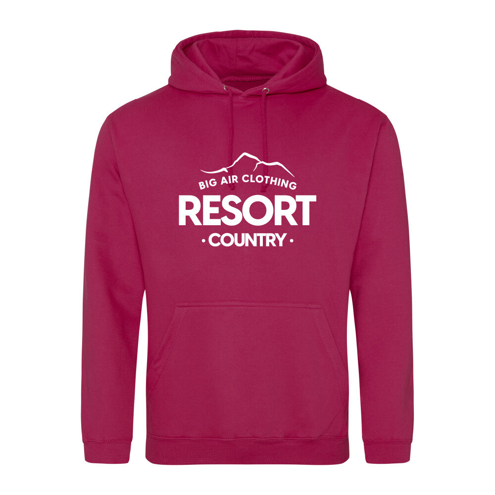 The Ski Trip Resort Hoodie - Cranberry