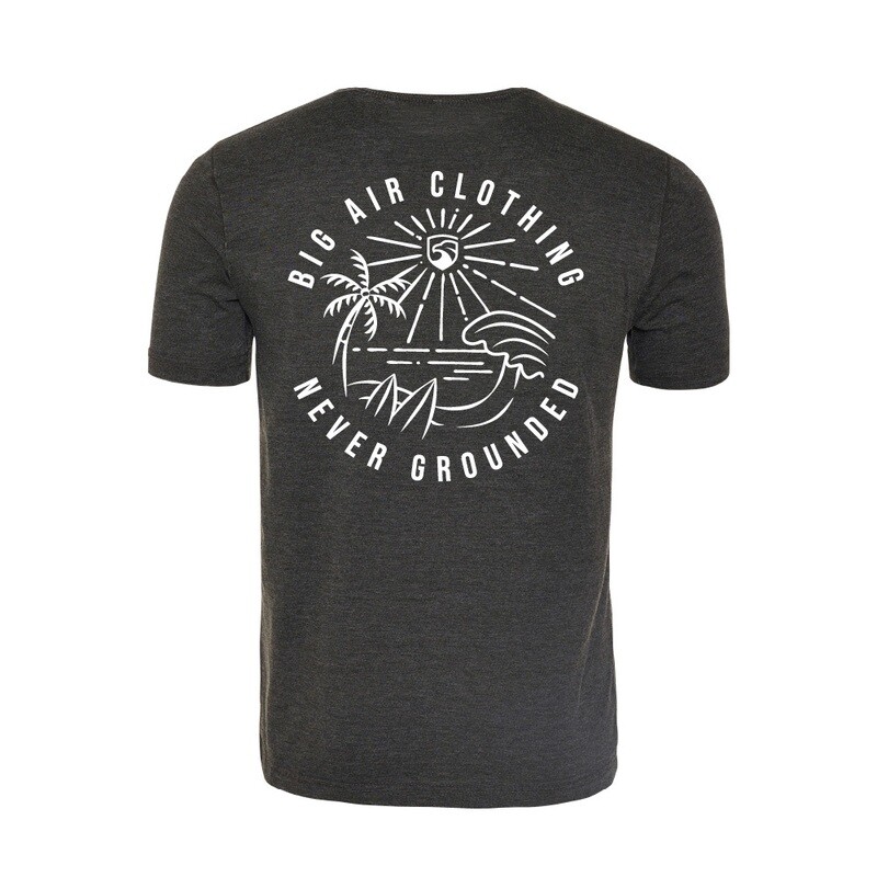 Big Air Summer Standard T-Shirt - Washed Jet Black