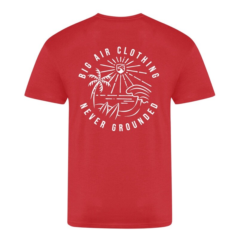 Big Air Summer Standard T-Shirt - Fire Red