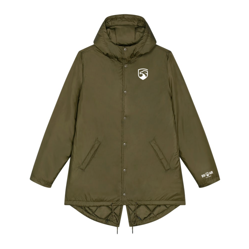 Big Air Unisex Parka Jacket - Khaki