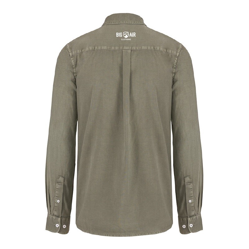 Big Air Washed Look Long Sleeve Shirt