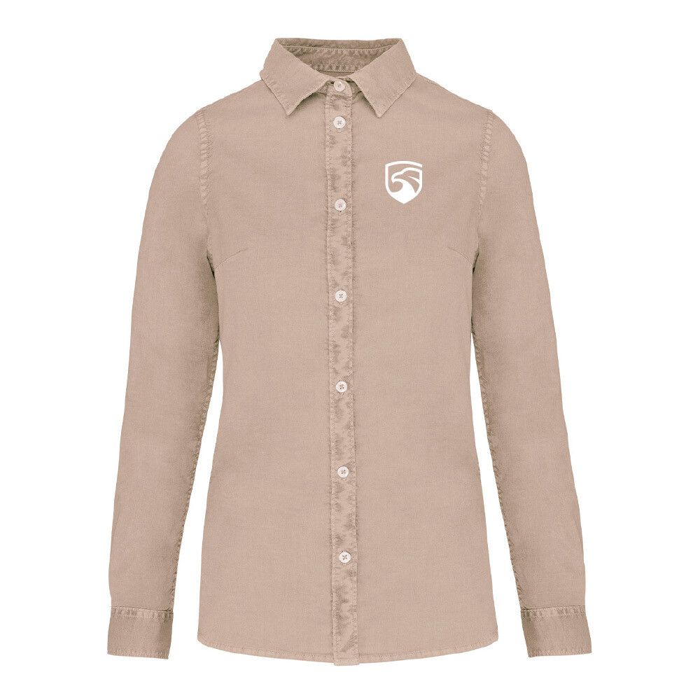 Big Air Washed Look Ladies Long Sleeve Shirt Big Air Washed Look Ladies Long Sleeve Shirt, Colour: Washed Linen