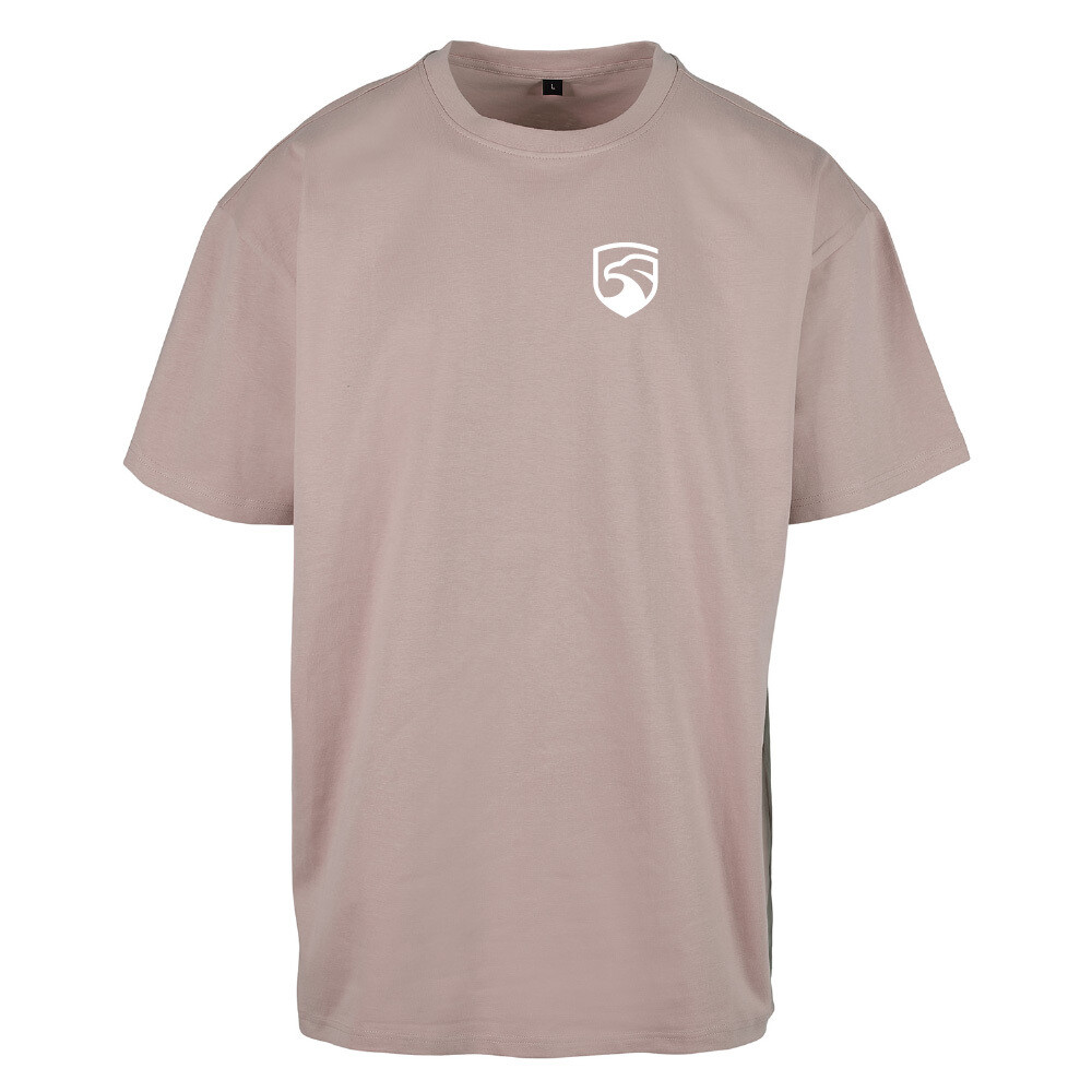 Big Air Heavyweight Oversized Unisex T-Shirt, Colour: Dusk Rose