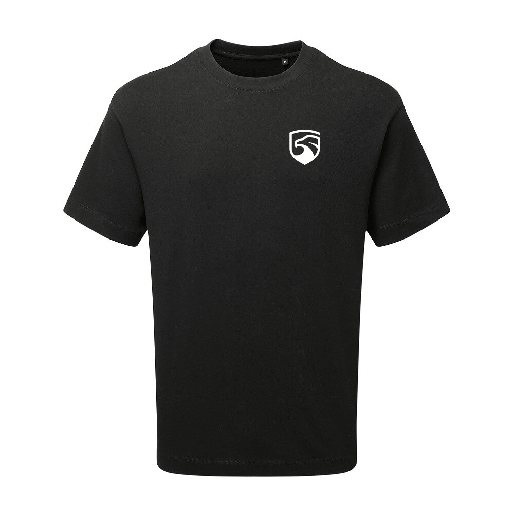 Big Air Lighterweight Oversized Unisex T-Shirt, Colour: Black