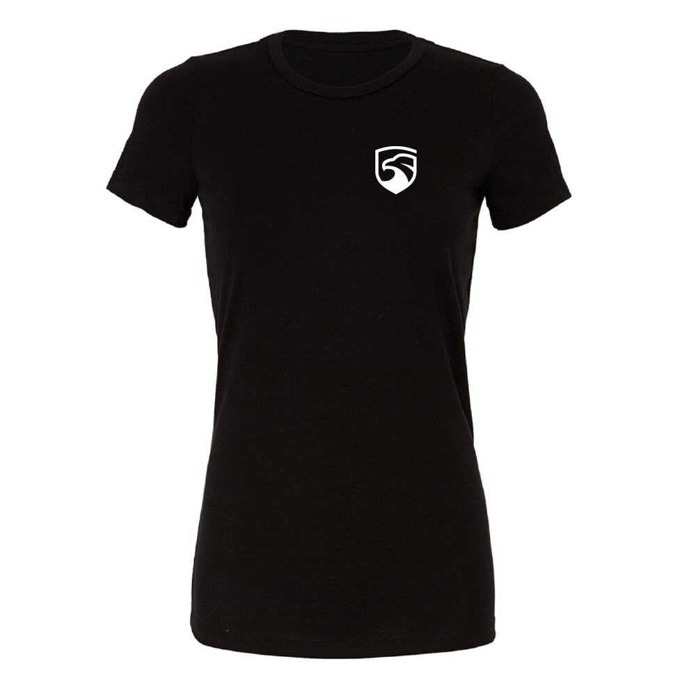 Big Air Ladies Standard Slim Fit T-Shirt, Colour: Black