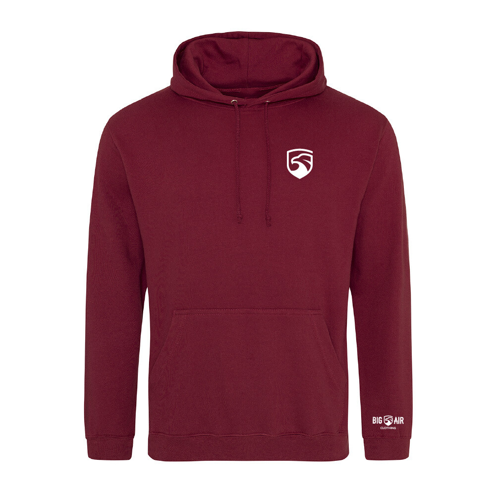 Big Air Standard Hoodie Unisex - Icon, Colour: Burgundy