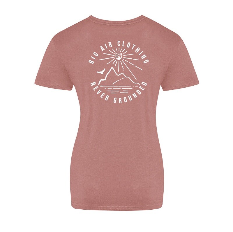 Big Air Ladies Fitted Colour T-Shirt