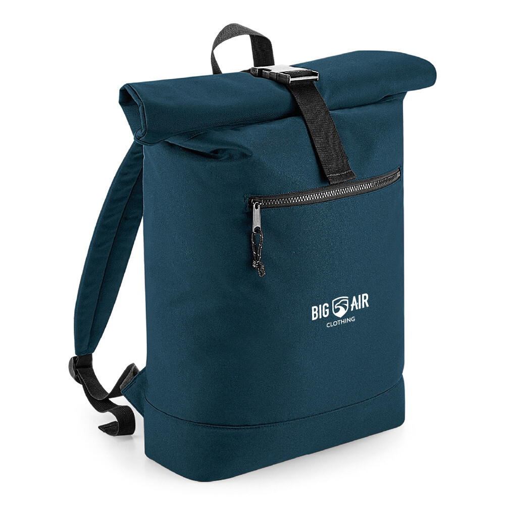 Big Air Roll Top Zip Bag, Colour: Petrol Blue