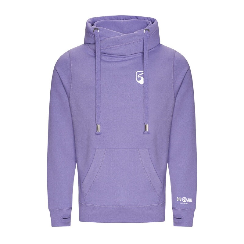 Big Air Chunky Cross Neck Hoodie