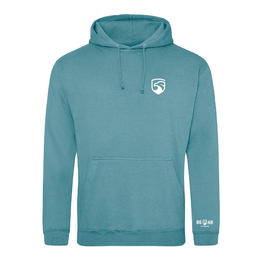 SS25 Standard Hoodie Unisex (Inc Back Print) SS25 Standard Hoodie Unisex (Inc Back Print), Colour: Seafoam