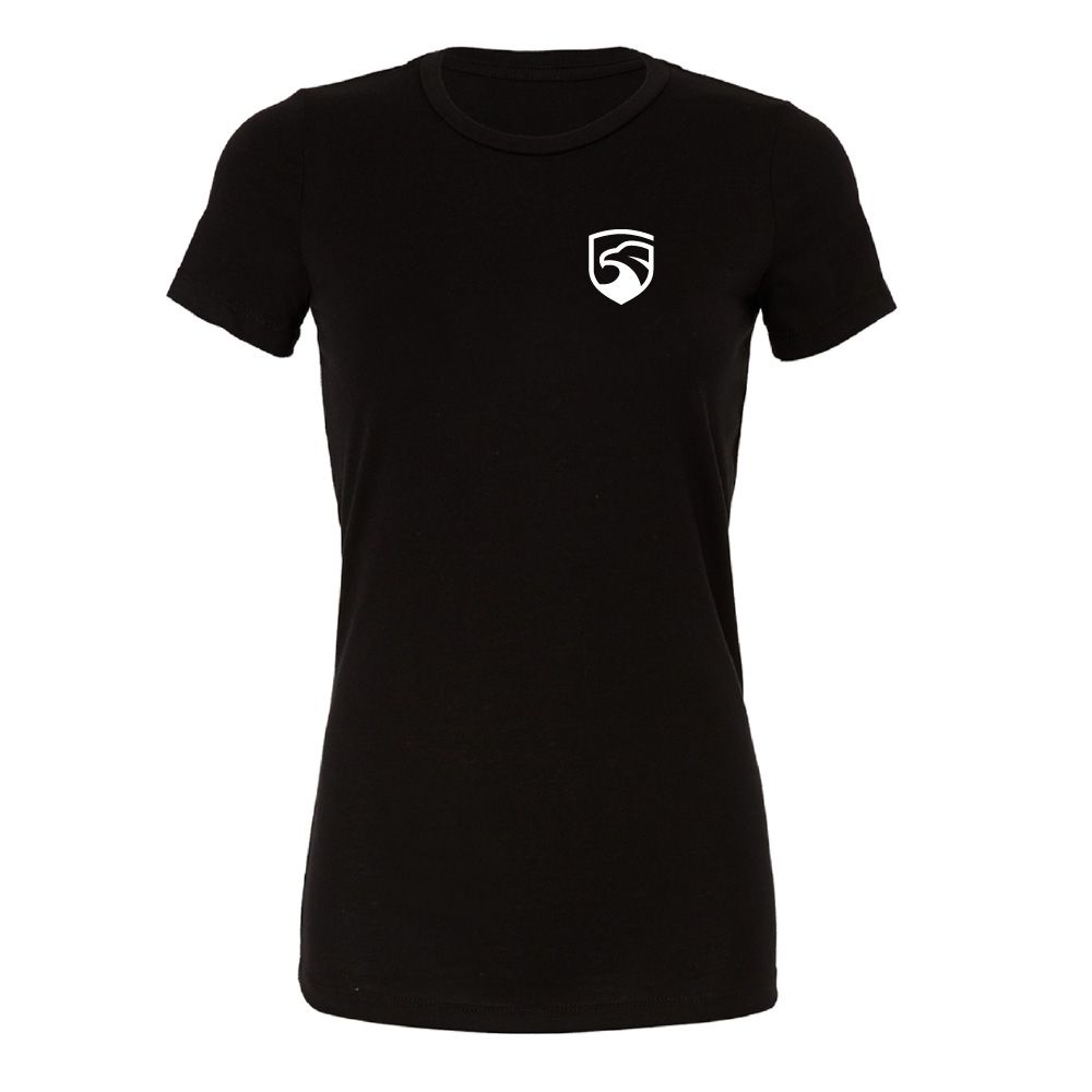 SS24 Ladies Standard Slim Fit T-Shirt, Colour: Black