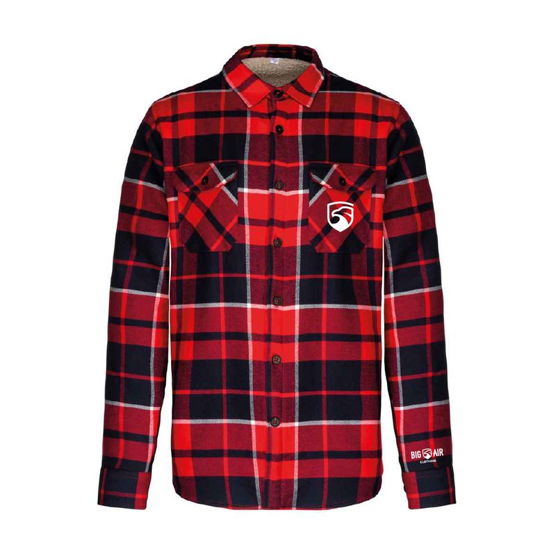 Big Air Sherpa Lined Checked Shirt/Jacket
