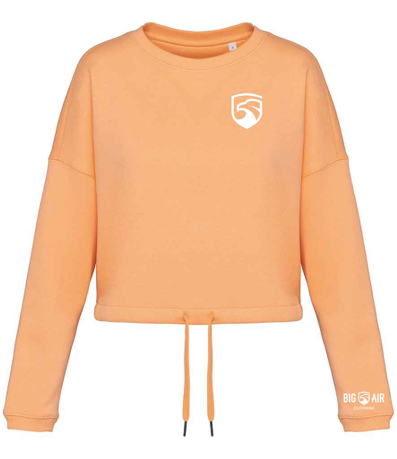 Big Air Oversized Cropped Sweatshirt (with Back Print)