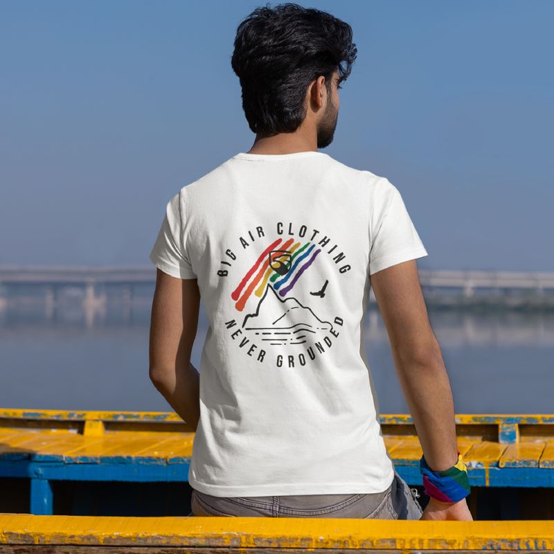 Big Air Pride T-Shirt - QTR Rainbow