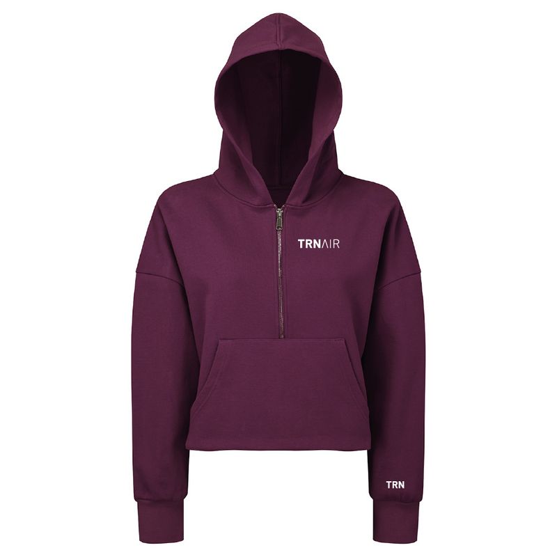TRNAIR Ladies 1/2 Zip Hoodie