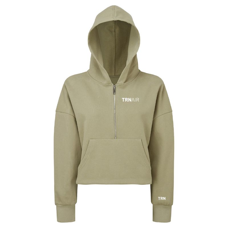 TRNAIR Ladies 1/2 Zip Hoodie