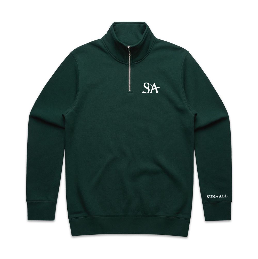Sum of all Mens Half Zip Sweatshirt Sum of all Mens Half Zip Sweatshirt