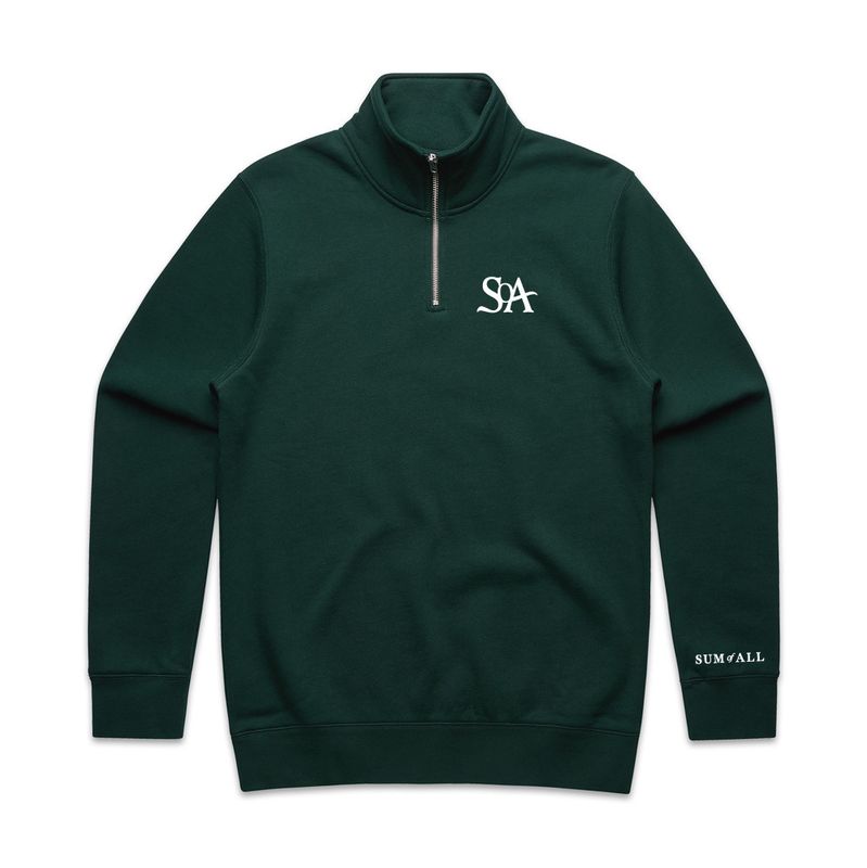 Sum of all Mens Half Zip Sweatshirt Sum of all Mens Half Zip Sweatshirt